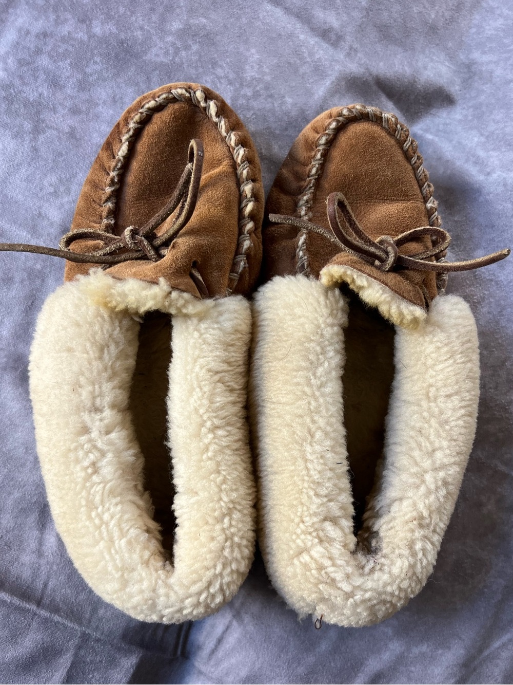 LLBean wicked good moccasin slippers
